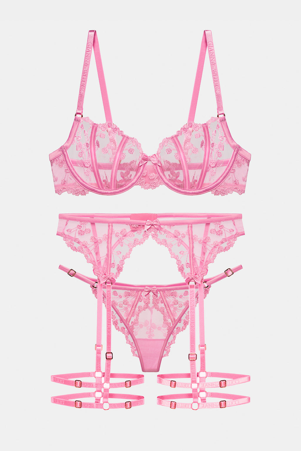 Gabriella komplet - Candy Pink